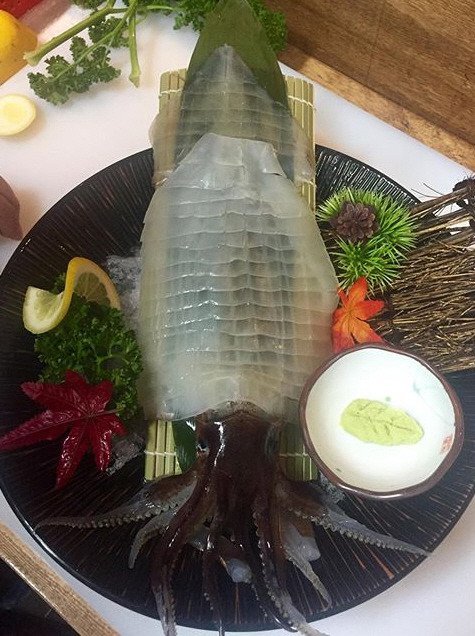 약간징그러움)일본의 오징어회.jpg | 인스티즈