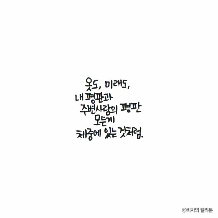 [비차의캘리툰] 프리사이즈가 아니잖아 | 인스티즈
