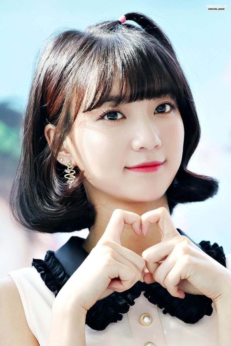 사과머리한 오마이걸 비니 | 인스티즈