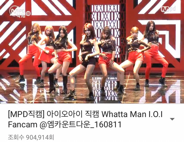 여자아이돌 그룹 엠카운트다운 엠피디 직캠 조회수 top10(유투브) | 인스티즈