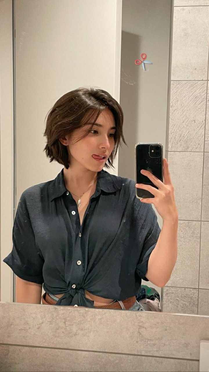요즘은 단발이 끌리더라... ✂️💇🏻 참고하기 좋은 트렌디한 단발 디자인.jpg | 인스티즈