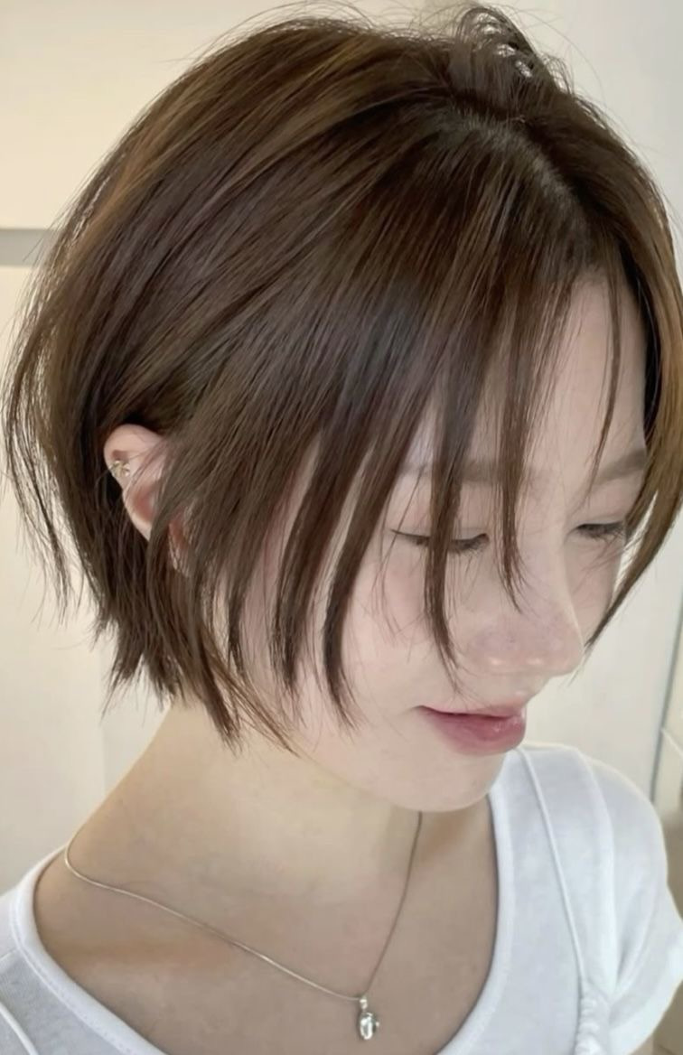 요즘은 단발이 끌리더라... ✂️💇🏻 참고하기 좋은 트렌디한 단발 디자인.jpg | 인스티즈