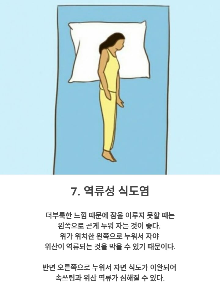 현실적으로 통증 덜하게 해주는 잠자리 자세..jpg | 인스티즈