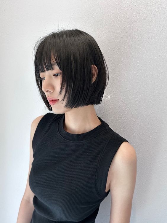 요즘은 단발이 끌리더라... ✂️💇🏻 참고하기 좋은 트렌디한 단발 디자인.jpg | 인스티즈