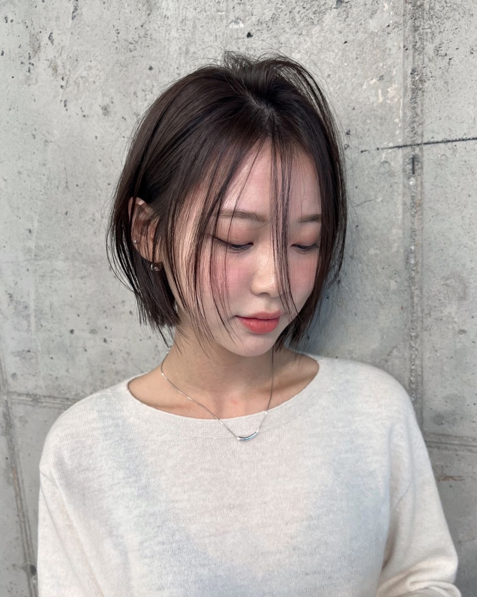 요즘은 단발이 끌리더라... ✂️💇🏻 참고하기 좋은 트렌디한 단발 디자인.jpg | 인스티즈