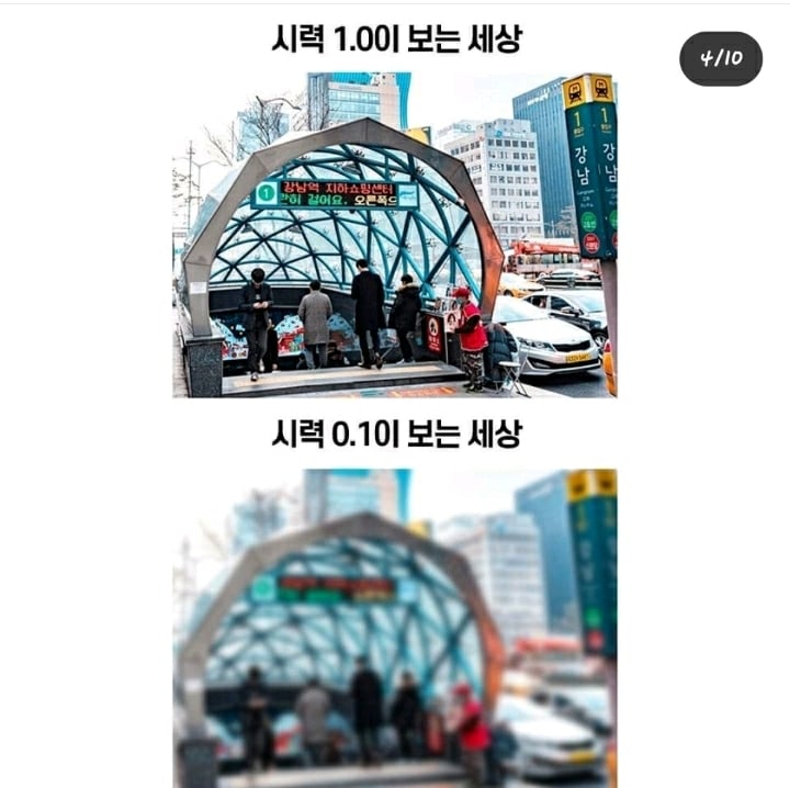 시력 1.0과 0.1의 차이 | 인스티즈