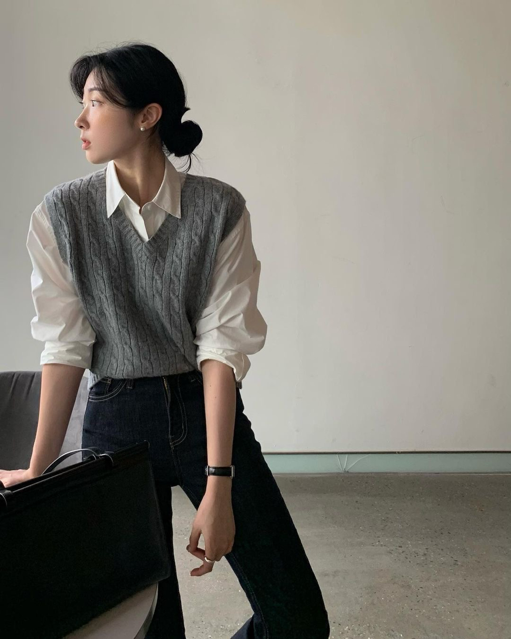 봄가을엔 셔츠&니트조합 최고🧶👔 | 인스티즈