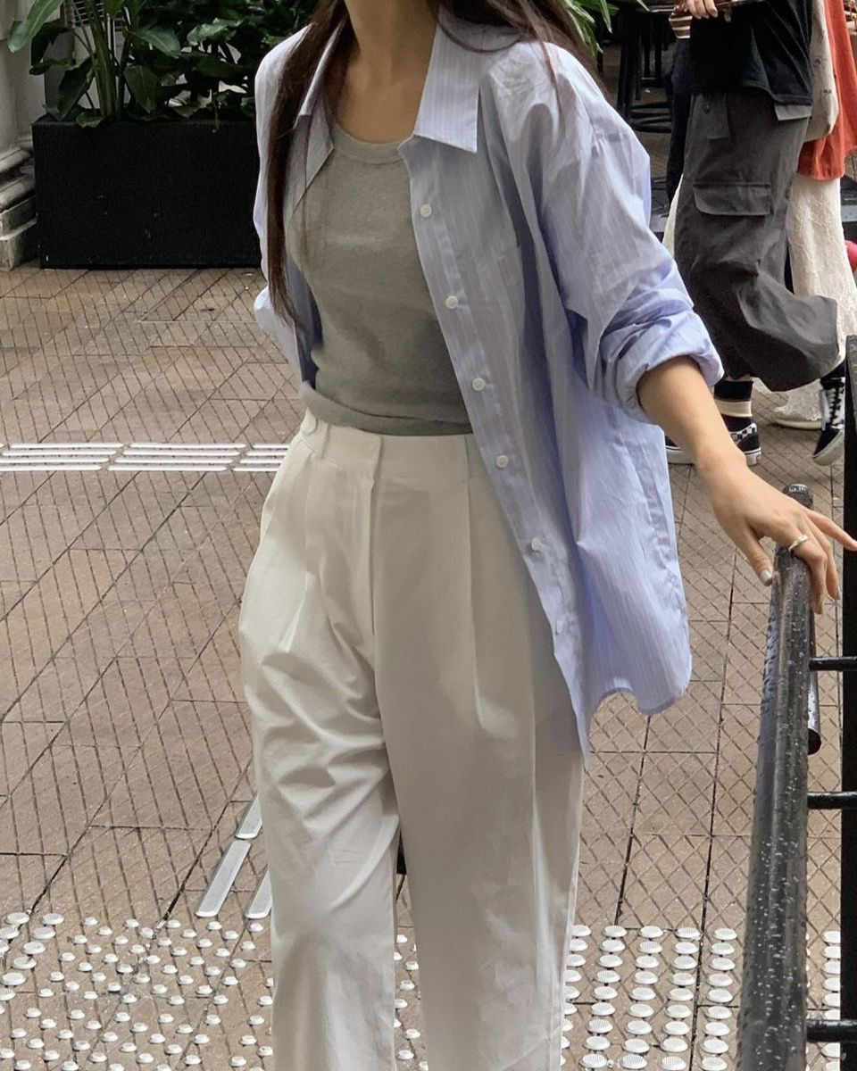 핀터레스트에 "봄 편안한 옷차림” 치면 나오는 룩들 👕👚👖 | 인스티즈