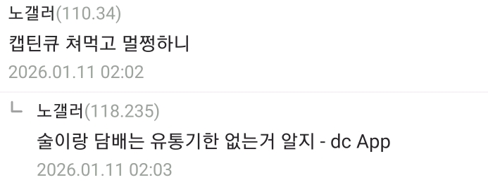 오늘은 일이 없어서 캡틴큐 먹겠다는 디시인 | 인스티즈