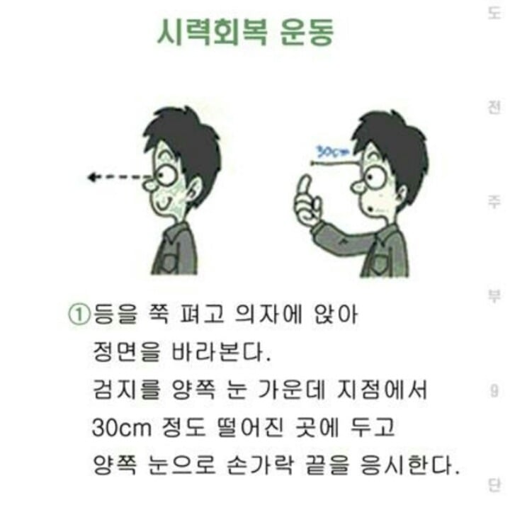 나빠진 시력을 회복할 수 있는 운동 | 인스티즈