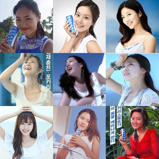 여배우계의 스타 등용문이라는 포카리 스웨트의 역대 광고 모델들 | 인스티즈