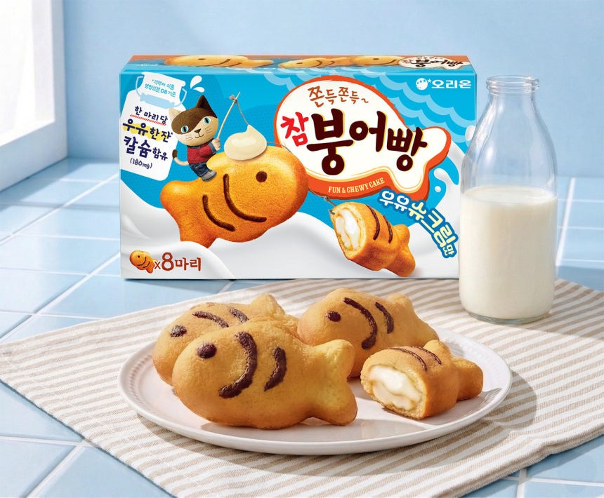 오리온, 고칼슘 영양간식 '참붕어빵 우유슈크림맛' 출시 | 인스티즈