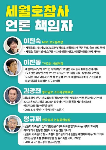 세월호 전원 구조 오보 책임자였던 이진숙 | 인스티즈