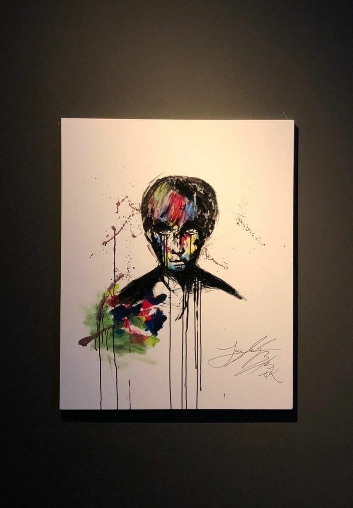 그림 배워본 적 없다는 방탄 정국 그림 실력 | 인스티즈