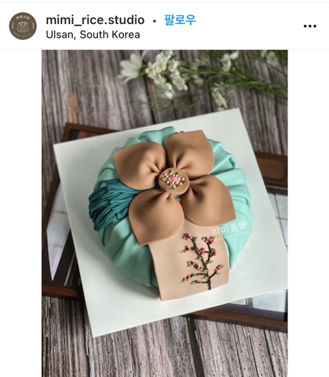고급미 끝판왕, K-디저트 보자기 케이크 | 인스티즈