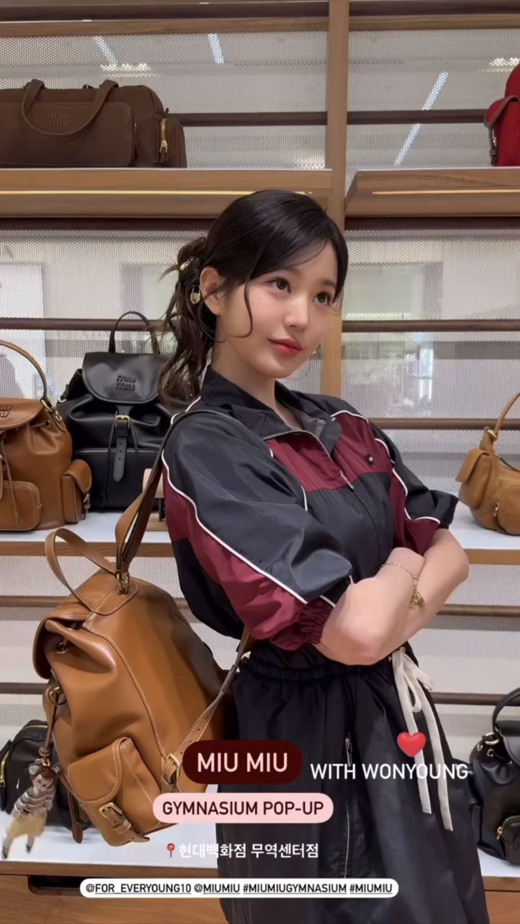 오늘자 미우미우 팝업 아이브 장원영 | 인스티즈
