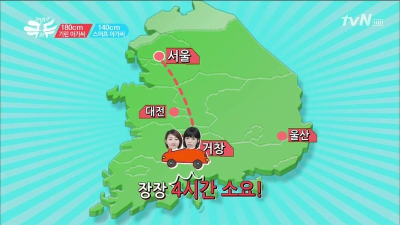 여자키 140녀와 180녀 비교 | 인스티즈