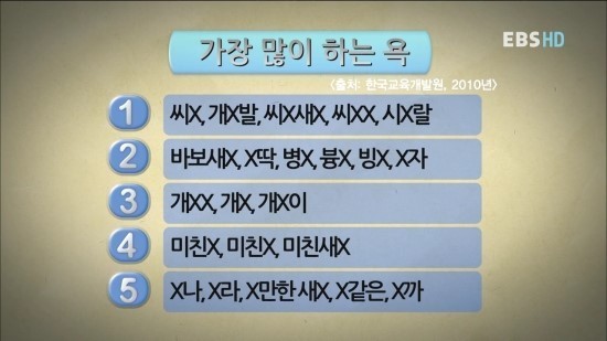 아이들이 가장 많이 하는 욕 | 인스티즈