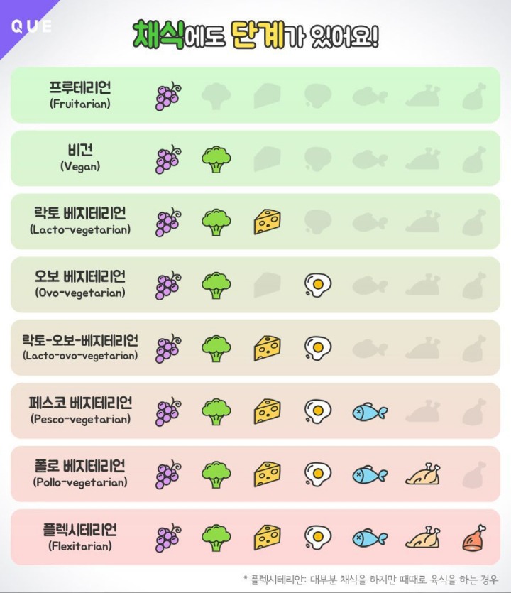채식주의자 등급표 채식주의자 등급표 | 인스티즈