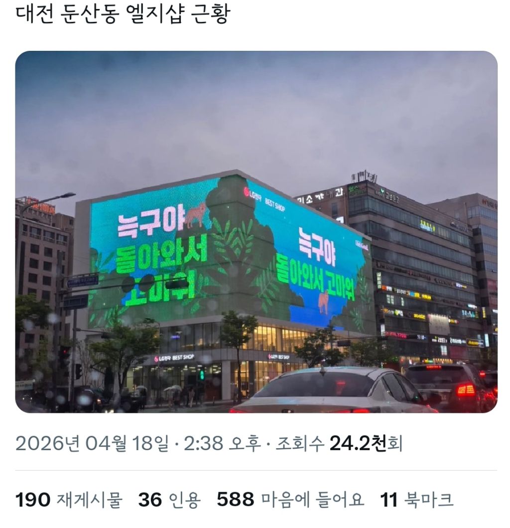 소름끼치는 늑구의 저주 (대전) | 인스티즈