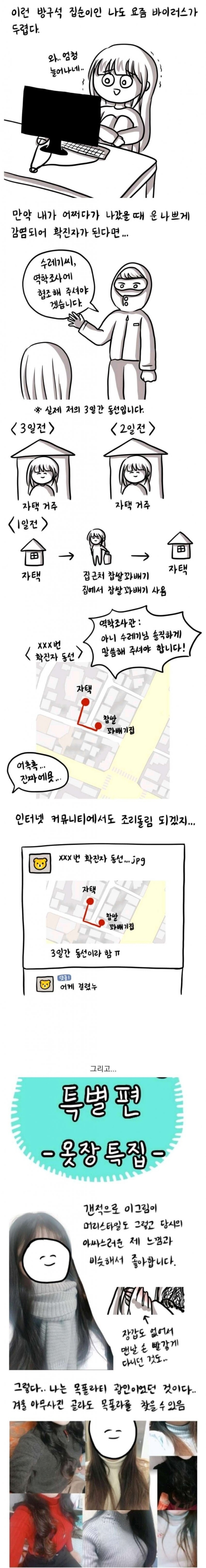 아싸가 코로나 걸리는 만화 manhwa | 인스티즈