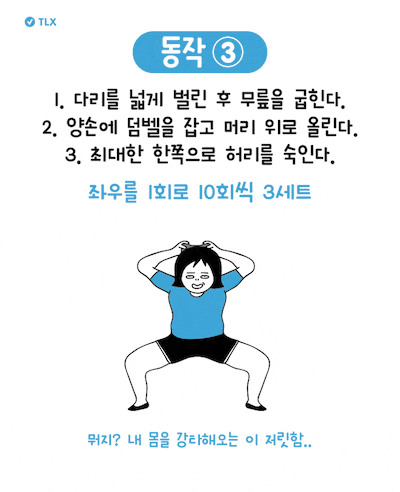 [다이어트일러스트] 바지위로 올라탄 옆구리살 타파 운동 6 | 인스티즈