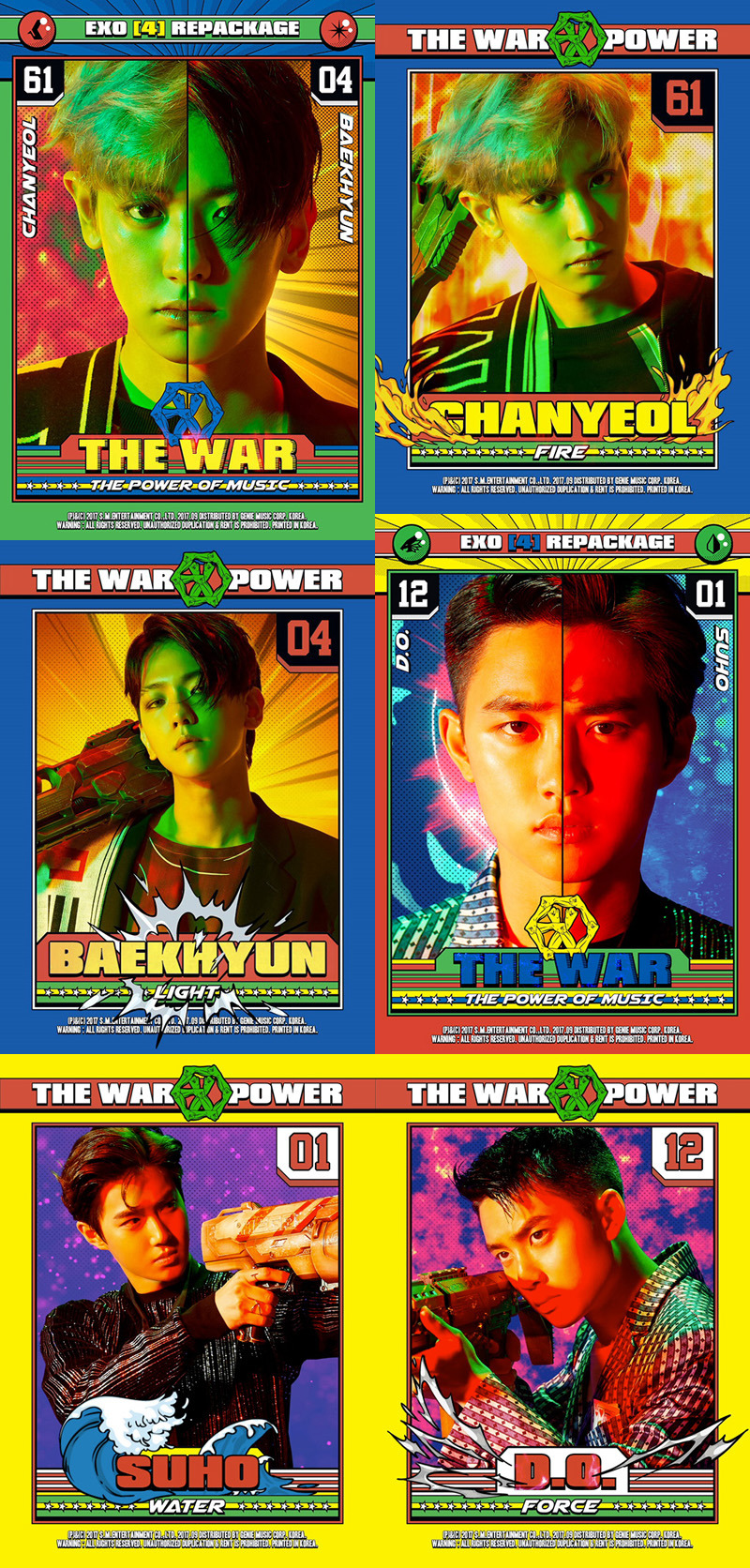  마블 Marvel 과 엑소 정규 4집 리패키지 THE WAR: The Power of Music 컨셉의 유사점 | 인스티즈