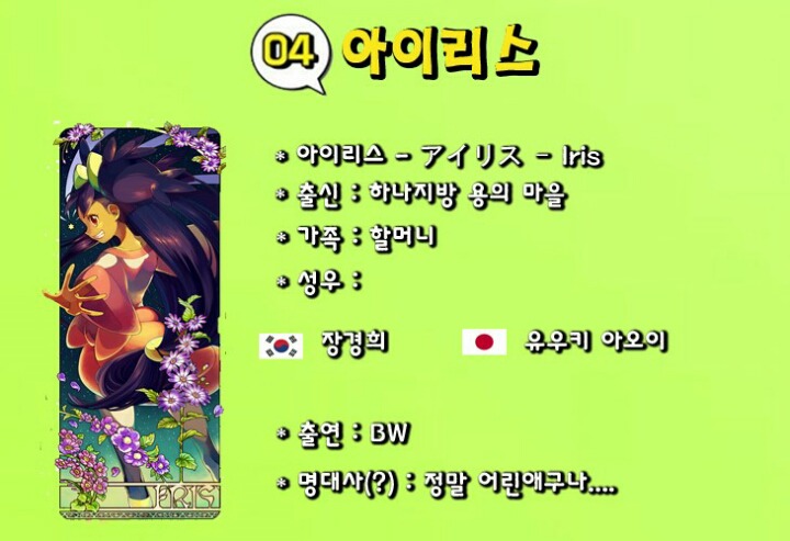 포켓몬스터의 다섯 여자 히로인들에 대해 알아보자 .jpg | 인스티즈