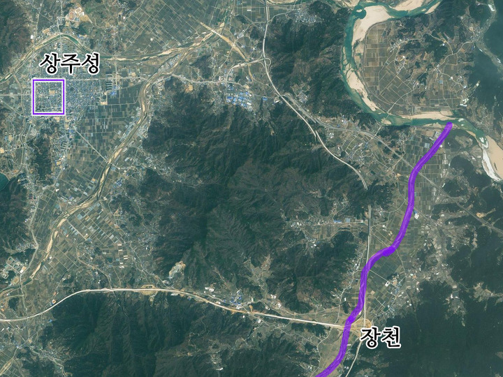 고지도와 위성사진으로 간단히 본 상주 전투 | 인스티즈