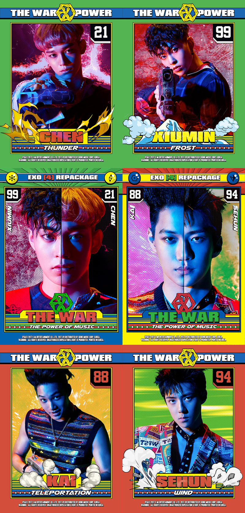  마블 Marvel 과 엑소 정규 4집 리패키지 THE WAR: The Power of Music 컨셉의 유사점 | 인스티즈