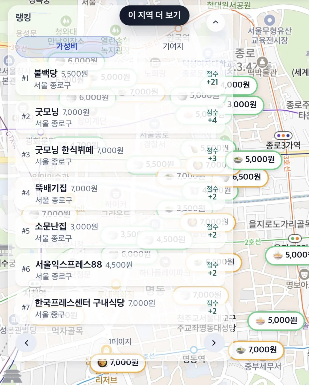 고물가 대비 어플 거지맵 근황 | 인스티즈