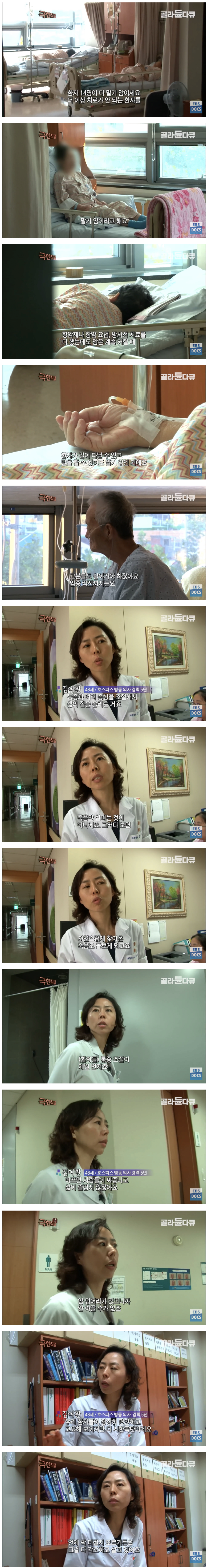 말기암 호스피스 병동 의사의 하루 | 인스티즈
