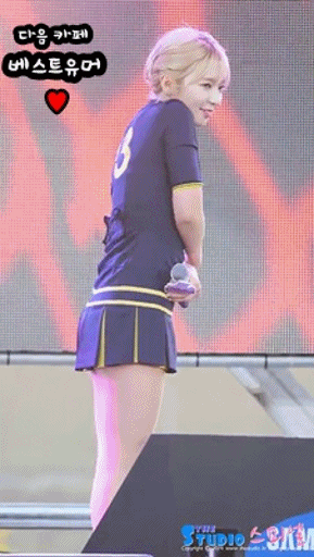AOA- 짧은치마 [슈퍼스타초아] .gif | 인스티즈