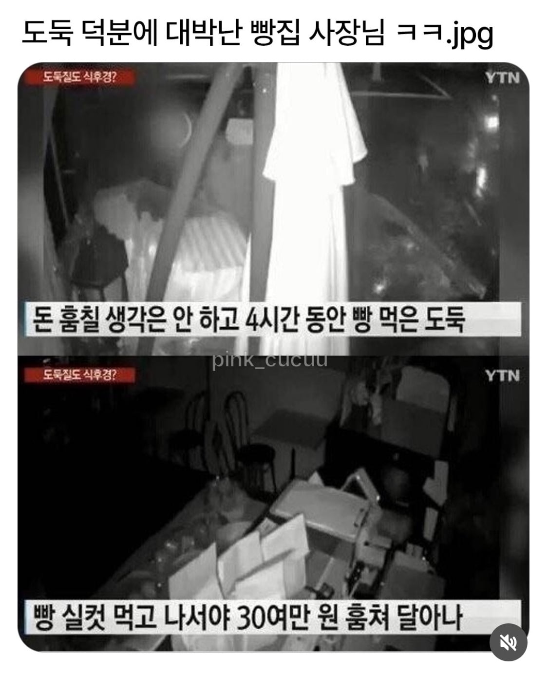 도둑 덕분에 대박난 빵집 사장님 | 인스티즈