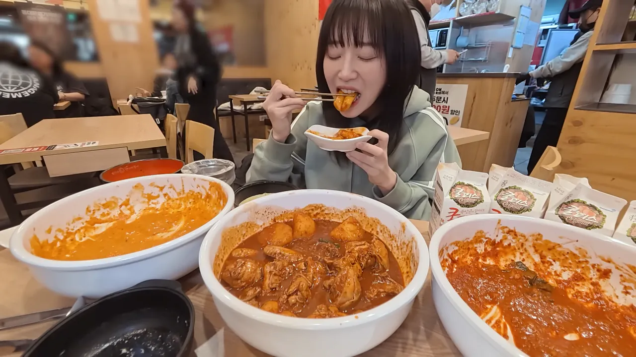 처음으로 엽떡 본점에 간 쯔양  | 인스티즈