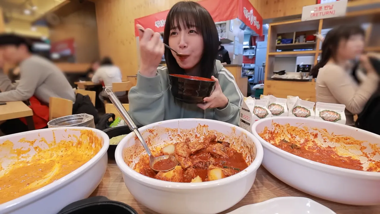 처음으로 엽떡 본점에 간 쯔양  | 인스티즈