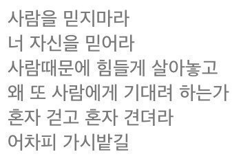 인간관계에 지쳤을때 보면 좋은 글귀 | 인스티즈