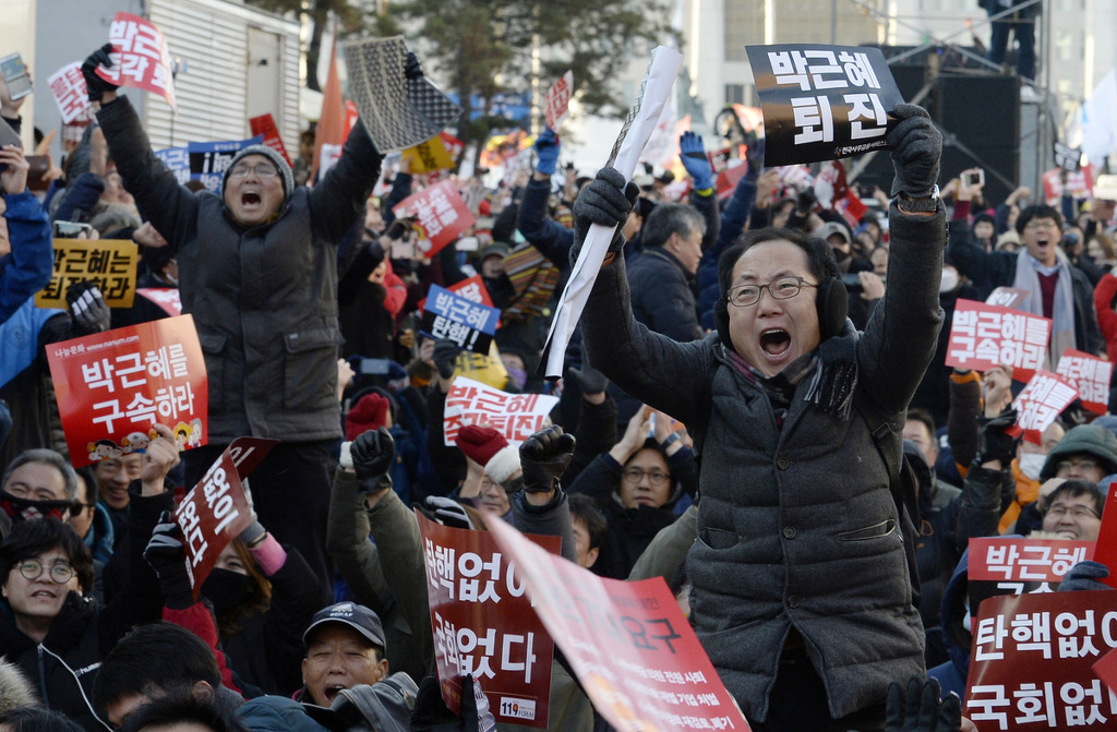  사진으로 보는 박근혜 탄핵 총정리 | 인스티즈