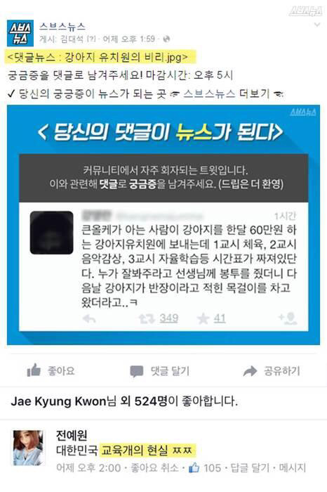흥미돋는 강아지 유치원 궁물 (feat.전국 개교육의 실상) | 인스티즈