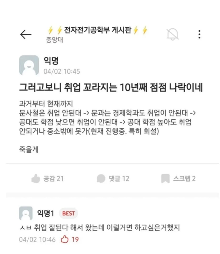 요즘 공대생 취업 근황 | 인스티즈