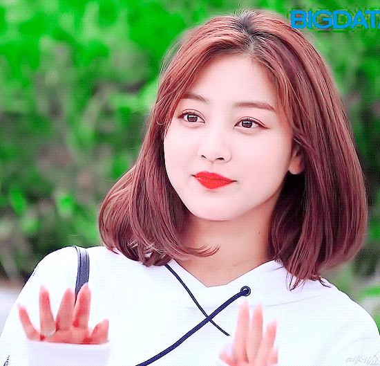 단발머리하고 조보아가 보이는 트와이스 지효.jpgif | 인스티즈