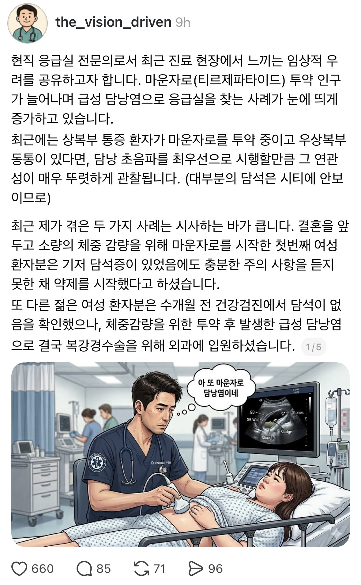 현직 응급실 전문의로서 최근 진료 현장에서 느끼는 임상적 우려를 공유하고자 합니다 (ft.마운자로) | 인스티즈