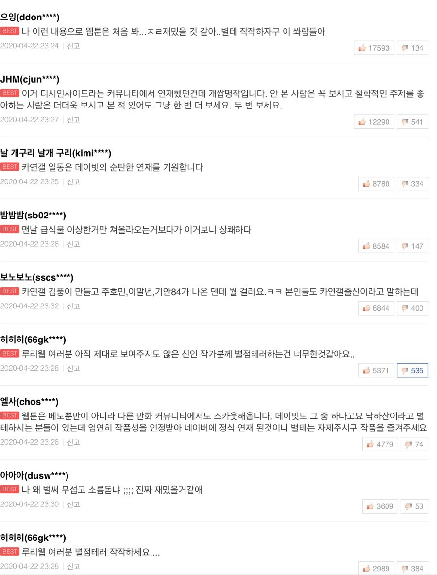 웹툰 작가가 빡친 이유 | 인스티즈