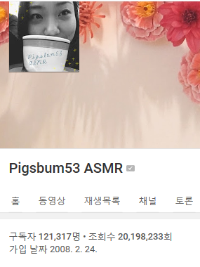 국내 Asmr 유투버 구독자 순위 TOP5 | 인스티즈