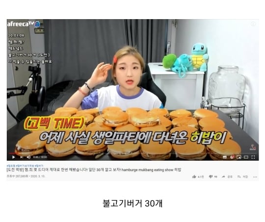 주관적인 남녀 먹는양 유튜버 원탑 | 인스티즈