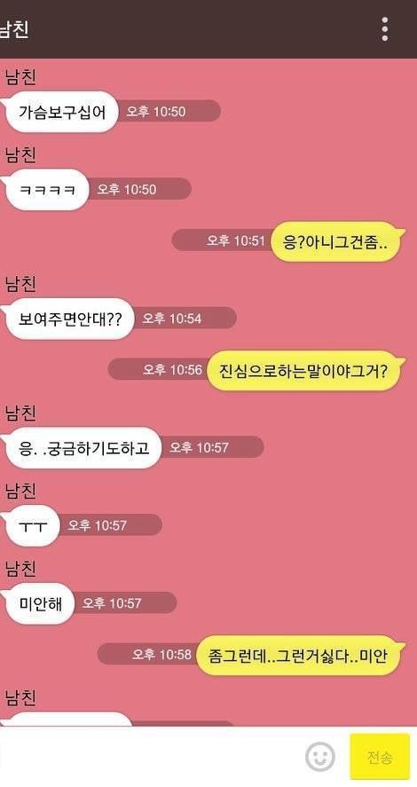가슴 보고싶어..보여주면 안돼?.jpg | 인스티즈