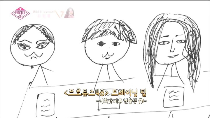 프듀48 최종회에서 시로마 미루의 미루미루 미술관 | 인스티즈