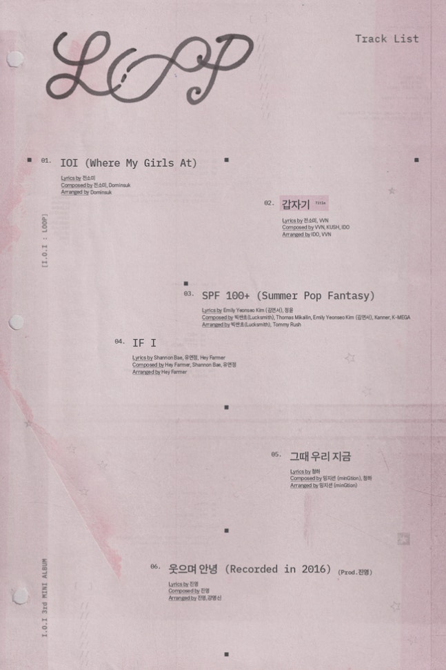 '10주년 컴백' 아이오아이 타이틀곡은 '갑자기' 전소미 작사 참여 | 인스티즈