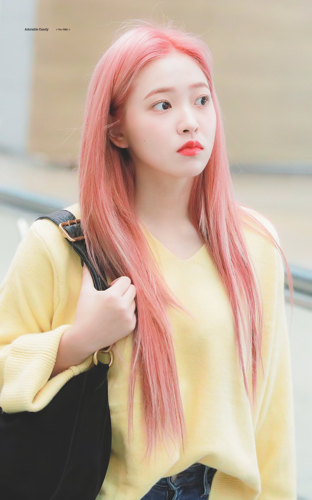 핑크머리가 잘어울리는 예리.jpgif | 인스티즈