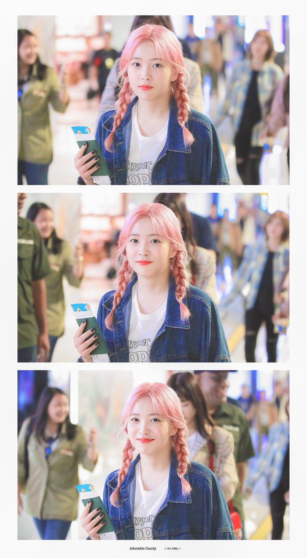 핑크머리가 잘어울리는 예리.jpgif | 인스티즈